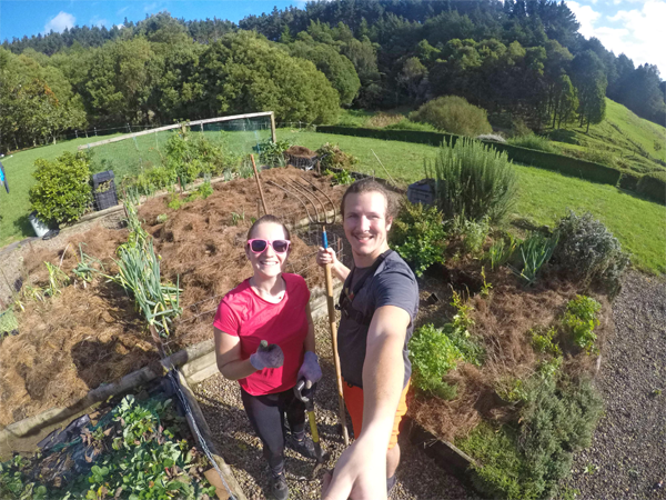 vegetable garden-wwoofing